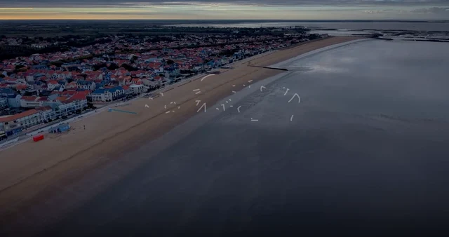 Châtelaillon-Plage vue du ciel