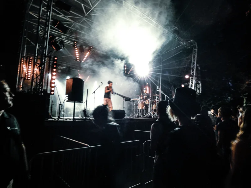 Concert sur scène