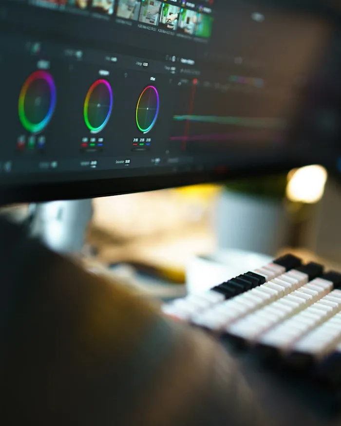 Interface d’étalonnage et ses roues chromatiques